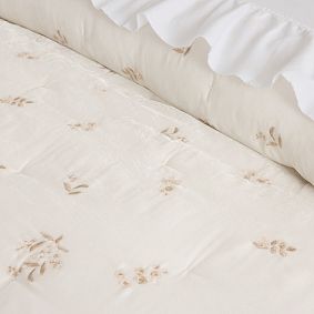 Floral Velvet Quilt