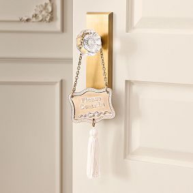 LoveShackFancy Do Not Disturb Sign (4"x3")