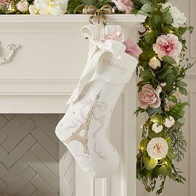 LoveShackFancy Paris Needlepoint Stocking