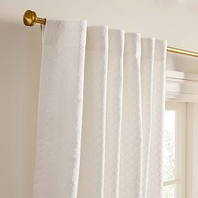 Eyelet Trellis Light-Filtering Curtain