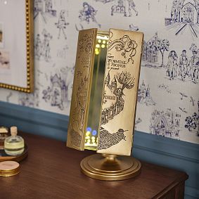 Harry Potter™ Marauder's Map™ Light-Up Touch Trifold Vanity Mirror (16.5"x8")