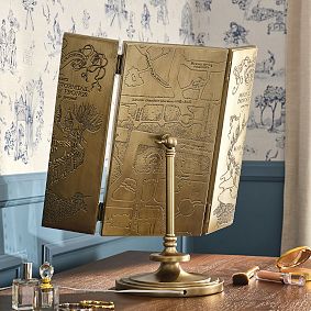 Harry Potter™ Marauder's Map™ Light-Up Touch Trifold Vanity Mirror (16.5"x8")