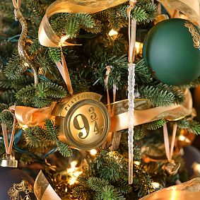 Harry Potter<sup>&trade;</sup> Glass Icicle Wand Ornaments - Set of 4