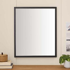No Nails Rectangle Framed Mirror (21"x25")