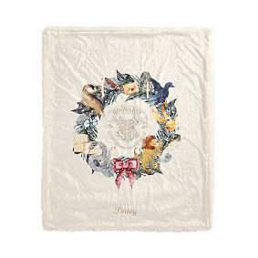 Harry Potter™ Holiday Wreath Heirloom Throw