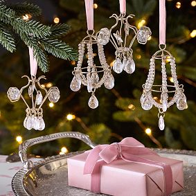 LoveShackFancy Chandelier Ornaments, Set of 4