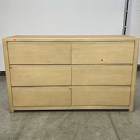 Open Box: Costa Wide Dresser (56") - Warm Sand