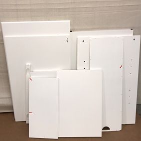 Open Box: Dorm Mini Fridge Cubby (38") - Simply White