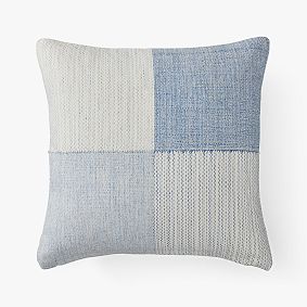 Coastal Check Pillow Cover