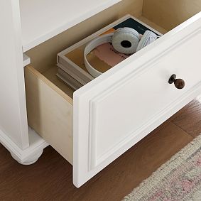 Chelsea Smart Storage Desk &amp; Bookcase Set (106.5"x21.5")