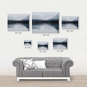 Minted<sup>&reg;</sup> Glassy Waters Canvas Art By Alicia Abla