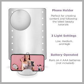 Conair Adjustable LED Vanity Mirror (6.5"x13.5")