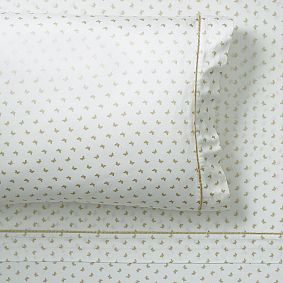 Monique Lhuillier Butterfly Sateen Sheet Set