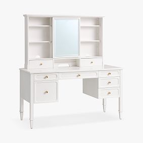 Universal Desk Mirror Hutch (50"w x 7"d)