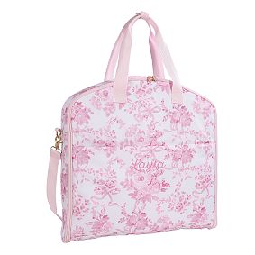 LoveShackFancy Pink Damask Garment Travel Bag