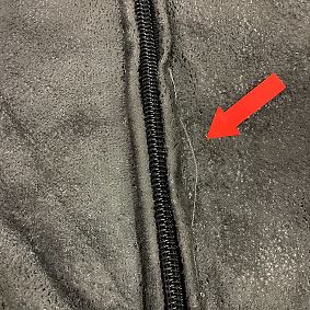 Open Box: Channeled Lounger - Melange Boucle Charcoal