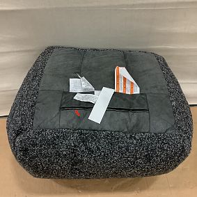 Open Box: Channeled Lounger - Melange Boucle Charcoal