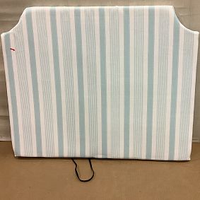 Open Box: Hill House Auburn No Nails Smart Headboard, Twin - Variegated Stripe Blue