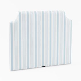 Open Box: Hill House Auburn No Nails Smart Headboard, Twin - Variegated Stripe Blue