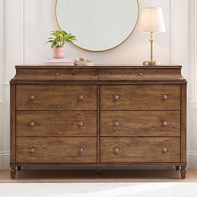 Charlotte 6-Drawer Dresser (56.5w x 19.25d")