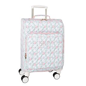 Hill House Green Floral Trellis Softsided Carry On Luggage