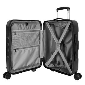 Everett Black Hardsided Carry-On Luggage
