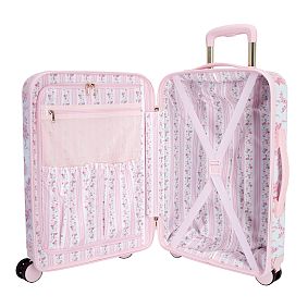LoveShackFancy Pink Damask Hardsided Carry-on Luggage