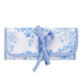 LoveShackFancy Damask Roll-Up Jewelry Organizer
