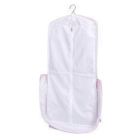 LoveShackFancy Pink Damask Garment Travel Bag