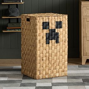 Minecraft Creeper Hamper With Lid