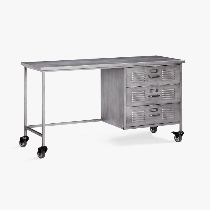 Locker Single Pedestal Storage Desk (56