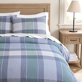 Liam Plaid Duvet Cover