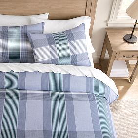 Liam Plaid Duvet Cover