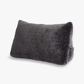 Faux Shearling Wedge Pillow