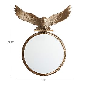 Harry Potter<sup>&trade;</sup> Hedwig<sup>&trade;</sup> Round Mirror