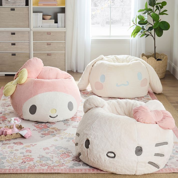 Hello Kitty® Bean Bag Chair Slipcover Only | Pottery Barn Teen