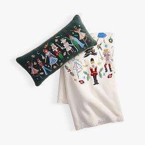 Rifle Paper Co. Nutcracker Lumbar Pillow