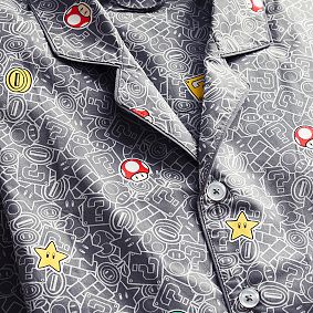 Super Mario<sup>&trade;</sup> Power-Up Glow-in-the-Dark Loose Fit Pajama Set