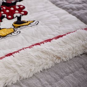 Disney Mickey Mouse Holiday Reversible Patchwork Quilt