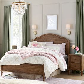 Washed Cotton Ruffle Stripe Sheet Set