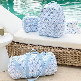 Hill House Home Quilted Duffle, Blue/Green