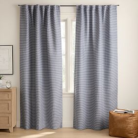 Tubular Stripe Blackout Curtain