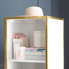 Blaire Rotating Storage Mirror (18"w x 18"d)