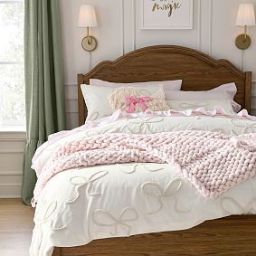 Washed Cotton Ruffle Stripe Sheet Set