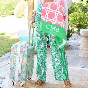Lilly Pulitzer Via Amore Floral Channeled Hard-Sided Luggage