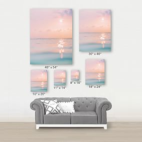 Minted<sup>&reg;</sup> Sorbet Sea Canvas Art by Kamala Nahas