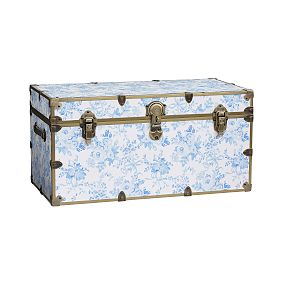 LoveShackFancy Garden Damask XXL Dorm Trunk (36")