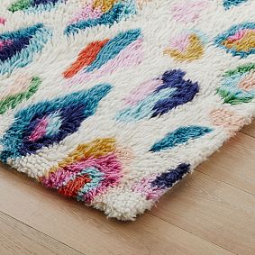 EttaVee Brush Leopard Wool Rug