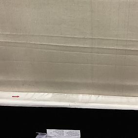 Open Box: Auburn Piped No Nails Headboard, Twin - Everyday Velvet White w/White Piping