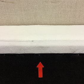 Open Box: Auburn Piped No Nails Headboard, Twin - Everyday Velvet White w/White Piping